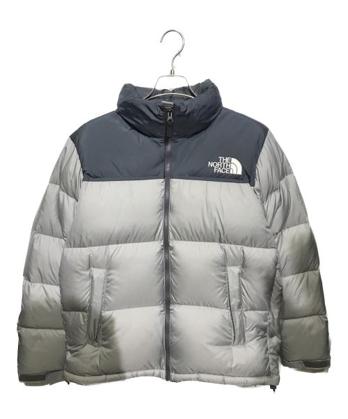 THE NORTH FACE（ザ ノース フェイス）THE NORTH FACE (ザ ノース フェイス) Nuptse Jacket グレー×ブラック サイズ:Lの古着・服飾アイテム