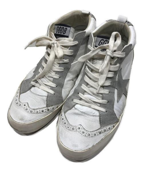 GOLDEN GOOSE（ゴールデングース）GOLDEN GOOSE (ゴールデングース) ハイカットスニーカー ホワイト×グレー サイズ:24.5～25.0㎝の古着・服飾アイテム