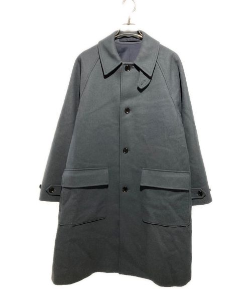 STEVEN ALAN（スティーブンアラン）STEVEN ALAN (スティーブンアラン) FLAT MELTON CAMP COLLAR BALMACAAN COAT グレー サイズ:Mの古着・服飾アイテム