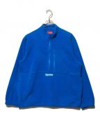 SUPREMEシュプリーム）の古着「Polartec Half Zip Pullover」｜ブルー