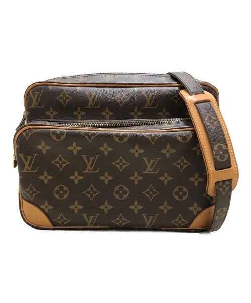 LOUIS VUITTON（ルイ ヴィトン）LOUIS VUITTON (ルイ ヴィトン) モノグラムナイルショルダーバッグ ブラウンの古着・服飾アイテム