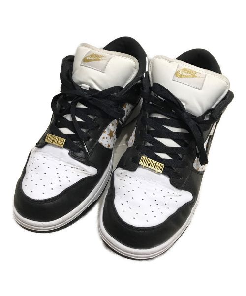 NIKE SB（ナイキエスビー）NIKE SB (ナイキエスビー) SUPREME (シュプリーム) DUNK LOW OG QS ホワイト×ブラック サイズ:28㎝の古着・服飾アイテム