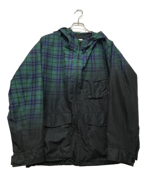 NEIGHBORHOOD（ネイバーフッド）NEIGHBORHOOD (ネイバーフッド) Fade E-Jacket グリーン×ブラック サイズ:Lの古着・服飾アイテム