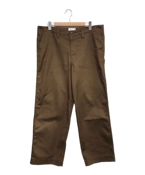 WTAPS（ダブルタップス）WTAPS (ダブルタップス) GORILLA/TROUSERS/COPO.TWILL ブラウン サイズ:4の古着・服飾アイテム