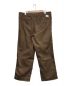 WTAPS (ダブルタップス) GORILLA/TROUSERS/COPO.TWILL ブラウン サイズ:4：14000円