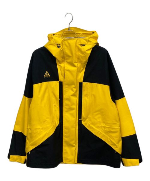 NIKE ACG（ナイキエージーシー）NIKE ACG (ナイキエージーシー) マウンテンパーカー イエロー×ブラック サイズ:XLの古着・服飾アイテム