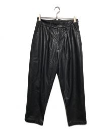 stein（シュタイン）の古着「EX WIDE TAPERED TROUSERS」｜ブラック