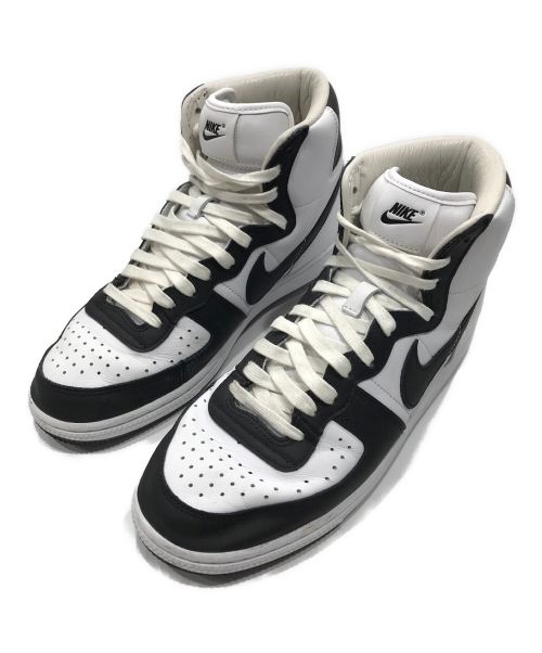 NIKE（ナイキ）NIKE (ナイキ) COMME des GARCONS HOMME PLUS (コムデギャルソンオムプリュス) TERMINATOR HIGH SP ブラック×ホワイト サイズ:UK8 EUR42.5の古着・服飾アイテム