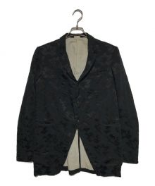 COMME des GARCONS HOMME PLUS（コムデギャルソンオムプリュス）の古着「ジャガードテーラードジャケット」｜ネイビー