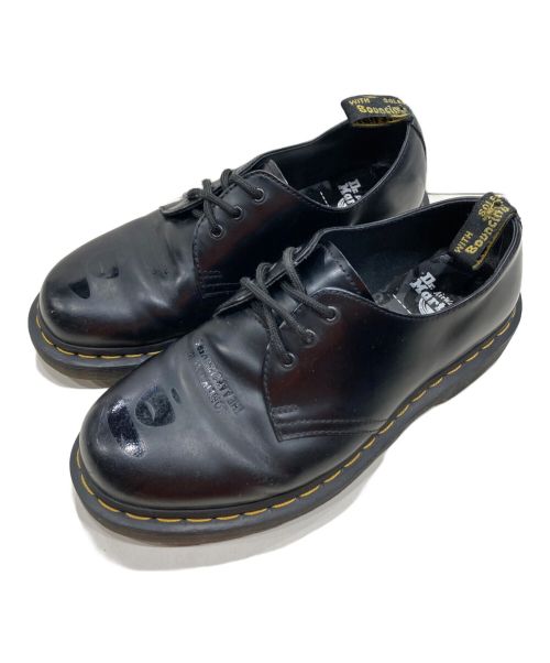 Dr.Martens（ドクターマーチン）Dr.Martens (ドクターマーチン) Aape BY A BATHING APE (エーエイプ バイ アベイシングエイプ) 1461 Aape 3 Hole ブラック サイズ:UK6.5 EU40の古着・服飾アイテム