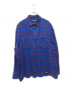 NEIGHBORHOODネイバーフッド）の古着「TARTAN CHECK SHIRT LS」｜ブルー