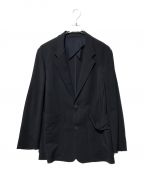 STUDIO NICHOLSONスタジオニコルソン）の古着「DOUBLE VISCOSE WOOL SOFT TAILORED JACKET」｜ネイビー