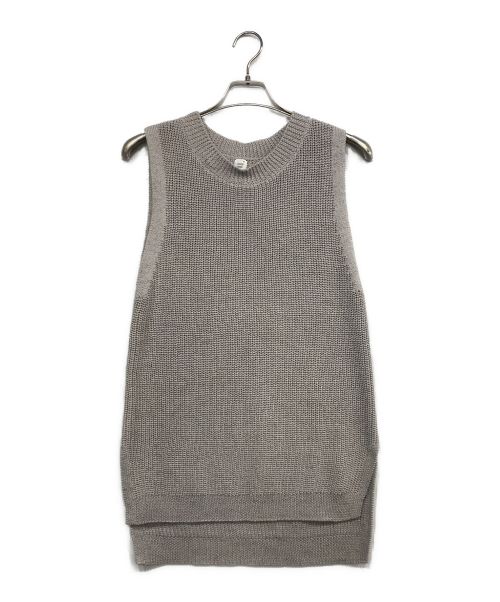 GOOD GRIEF!（グッドグリーフ）GOOD GRIEF! (グッドグリーフ) Cotton Linen Vest グレー サイズ:FREE　の古着・服飾アイテム