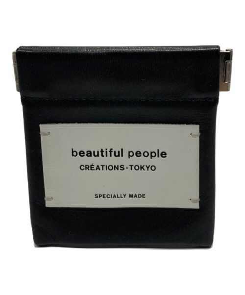 beautiful people（ビューティフルピープル）beautiful people (ビューティフルピープル) コインケース ブラックの古着・服飾アイテム