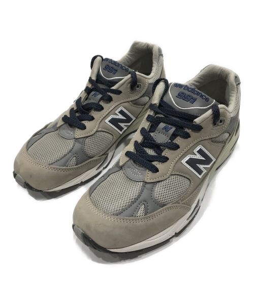 NEW BALANCE（ニューバランス）NEW BALANCE (ニューバランス) ローカットスニーカー グレー×ネイビー サイズ:US8 UK71/2の古着・服飾アイテム