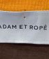 中古・古着 Adam et Rope (アダムエロペ) カラーミックス リンガー ショートスリーブ Tシャツ ブラウン×オレンジ サイズ:Ｍ：3980円