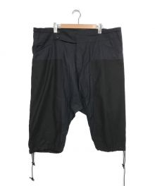 Y's BANG ON!（ワイズバングオン！）の古着「Sarouel half-pants Cotton switching」｜ブラック