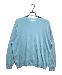 digawel（ディガウェル）の古着「KNIT&SEWN SWEATER」｜スカイブルー