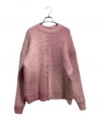 UNUSEDアンユーズド）の古着「Gradation mohair pullover」｜ピンク