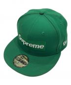 SUPREME×New Eraシュプリーム×ニューエラ）の古着「2021 OPENING DAY BOX LOGO キャップ」｜グリーン