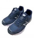 NEW BALANCEニューバランス）の古着「ローカットスニーカー」｜ネイビー