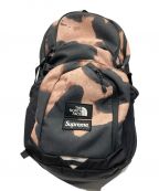 SUPREME×THE NORTH FACEシュプリーム×ザ ノース フェイス）の古着「21AW Bleached Denim Print Pocono Backpack」｜ブラック×ベージュ