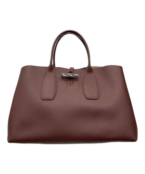 LONGCHAMP（ロンシャン）LONGCHAMP (ロンシャン) ROSEAUトートバッグ ブラウンの古着・服飾アイテム