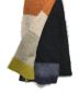 YOKE (ヨーク) STILL BORDER MOHAIR LONG STOLE ブラック×ブラウン：15000円