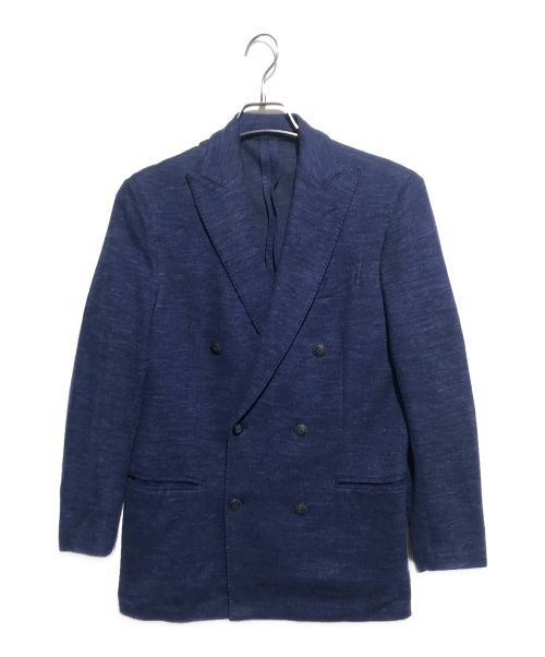 LARDINI（ラルディーニ）LARDINI (ラルディーニ) ダブルテーラードジャケット ブルー サイズ:46の古着・服飾アイテム