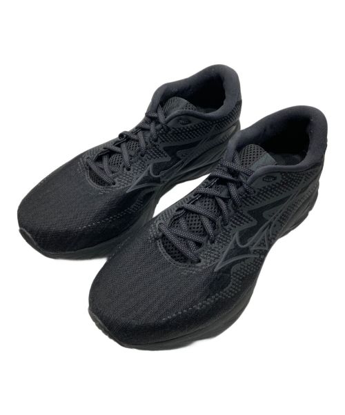 MIZUNO（ミズノ）MIZUNO (ミズノ) WAVE RIDER 27 SUPER WIDE ブラック サイズ:US10.5 UK9.5 EURO44 BRA42.5の古着・服飾アイテム