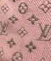 中古・古着 LOUIS VUITTON (ルイ ヴィトン) エシャルプロゴマニアマフラー ピンク：22000円