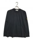 STONE ISLANDストーンアイランド）の古着「HEAVY COTTON JERSEY GARMENT DYED」｜ブラック