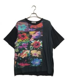 Yohji Yamamoto pour homme（ヨウジヤマモト プールオム）の古着「花図鑑半袖」｜ブラック