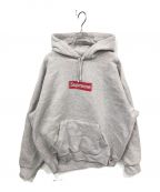 SUPREMEシュプリーム）の古着「Inside Out Box Logo Hooded Sweatshirt」｜グレー