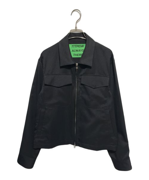 TTT MSW（ティー）TTT MSW (ティー) Polyester Work Jacket ブラック サイズ:Mの古着・服飾アイテム