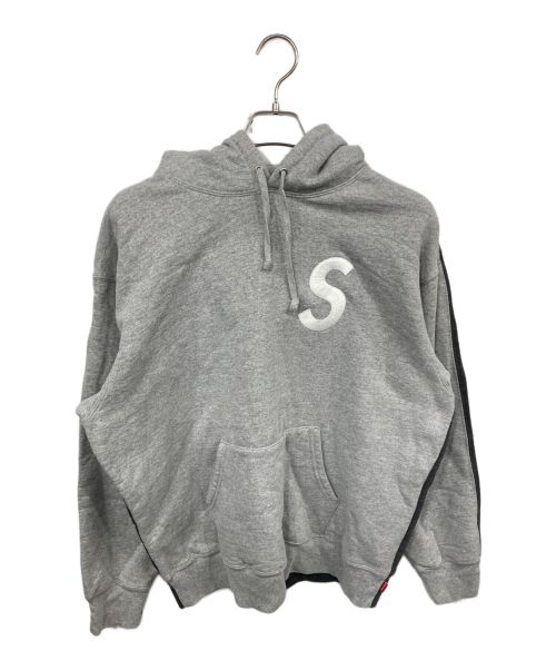 SUPREME（シュプリーム）Supreme (シュプリーム) S Logo Hooded sweatshirt(Sロゴ フーデッドスウェットシャツ ) グレー サイズ:Lの古着・服飾アイテム