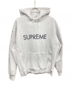 SUPREMEシュプリーム）の古着「Capital Hooded Sweatshirt」｜グレー