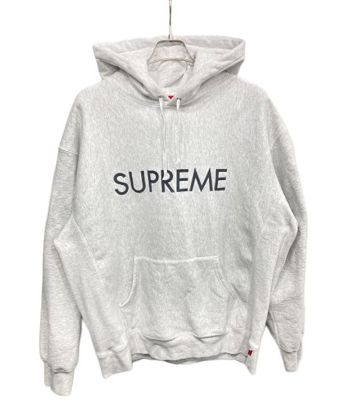 SUPREME（シュプリーム）SUPREME (シュプリーム) Capital Hooded Sweatshirt グレー サイズ:XLの古着・服飾アイテム