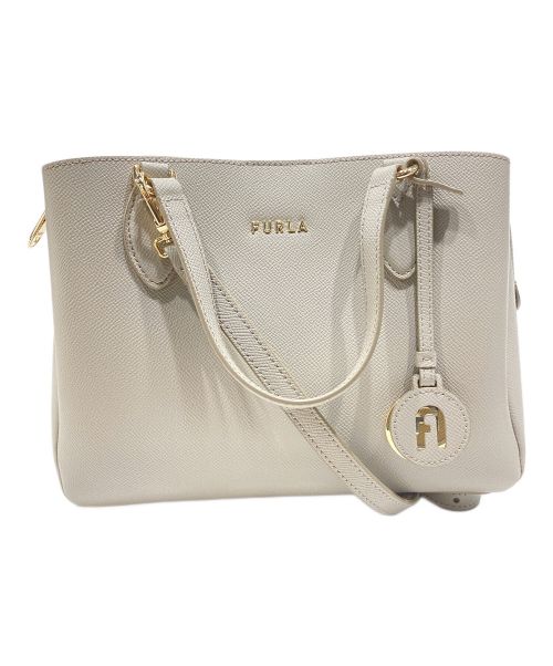 FURLA（フルラ）FURLA (フルラ) 2WAYショルダーバッグ ベージュの古着・服飾アイテム