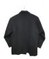 UNFOLLOW (アンフォロー) super130s wool-cashmere rever middle coat ブラック サイズ:2：18000円