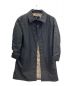 BURBERRY BLACK LABEL (バーバリーブラックレーベル) ステンカラーコート ブラック サイズ:XL：14000円