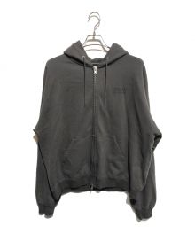 sedan（セダン）の古着「OS Logo Full Zip Hoodie」｜ブラウン