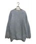 AURALEE（オーラリー）の古着「MILLED WOOL MOLE KNIT BIG P/O」｜スカイブルー