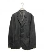 COMME des GARCONS HOMME PLUSコムデギャルソンオムプリュス）の古着「コーティング加工テーラードジャケット」｜グレー