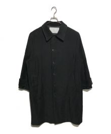 nonnotte（ノノット）の古着「SPLIT RAGLAN OVERCOAT DEEP BLACK」｜ブラック