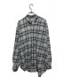 SEDAN ALL-PURPOSE（セダンオールパーパス）の古着「Twill Plaid Big BD Shirt」｜グレー