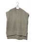 ATON（エイトン）の古着「wool mole crew neck vest」｜グレー