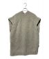 ATON (エイトン) wool mole crew neck vest グレー サイズ:2：12000円