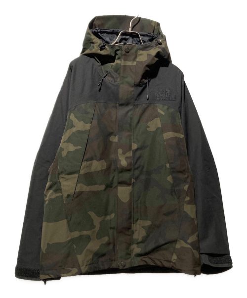 THE NORTH FACE（ザ ノース フェイス）THE NORTH FACE (ザ ノース フェイス) マウンテンパーカー/NOVELTY MOUNTAIN JACKET ブラック×カーキ サイズ:Lの古着・服飾アイテム