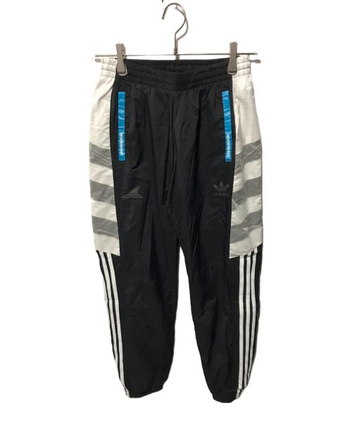 adidas（アディダス）adidas (アディダス) DESCENDANT (ディセンダント) TRACK PANTS DCDT NYLON PANTS(トラックパンツディーシーディーティーナイロンパンツ) ホワイト×ブラック サイズ:Mの古着・服飾アイテム